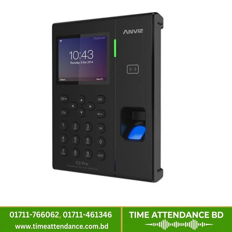 Anviz C2 Pro Wi-Fi Professional Fingerprint & Card Terminal