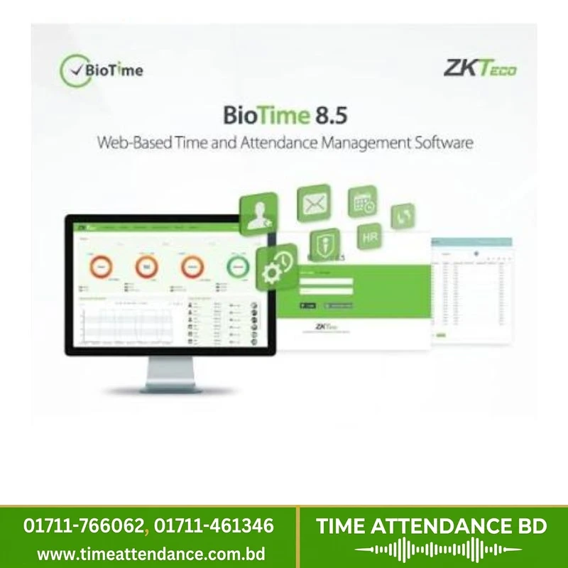ZK BioTime 8.0/8.5/9.0/9.5 Cloud-Based Time & Attendance Software